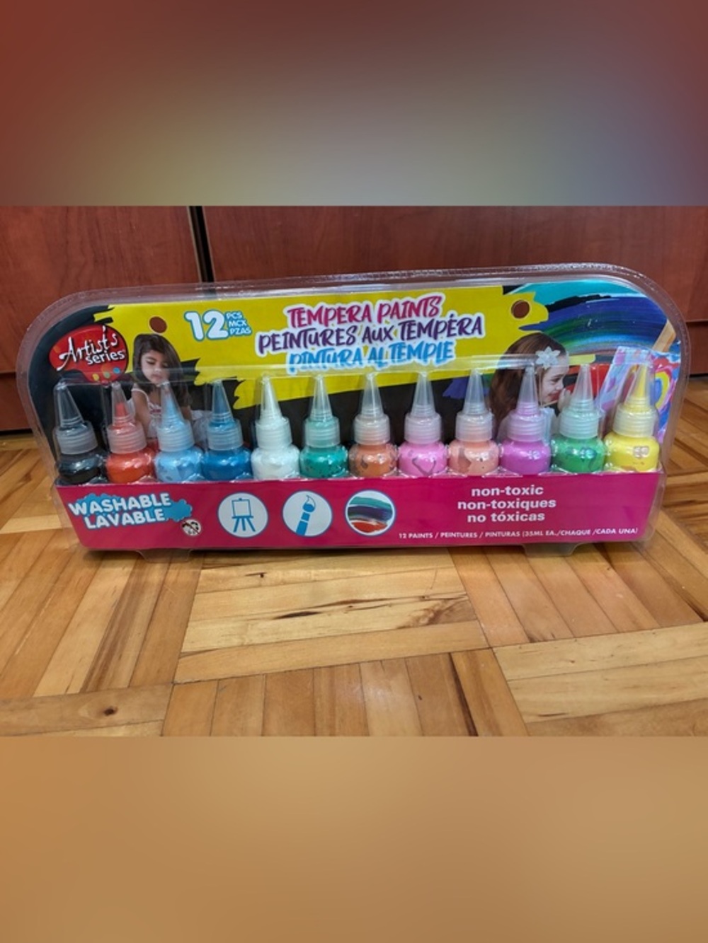 Tempera Paints 12-Pack - Assorted Colors